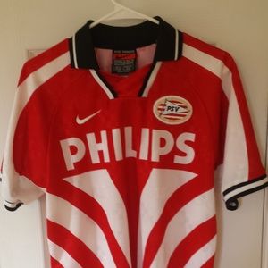 Vintage PSV Eindhoven 1996-1997 Nike soccer jersey